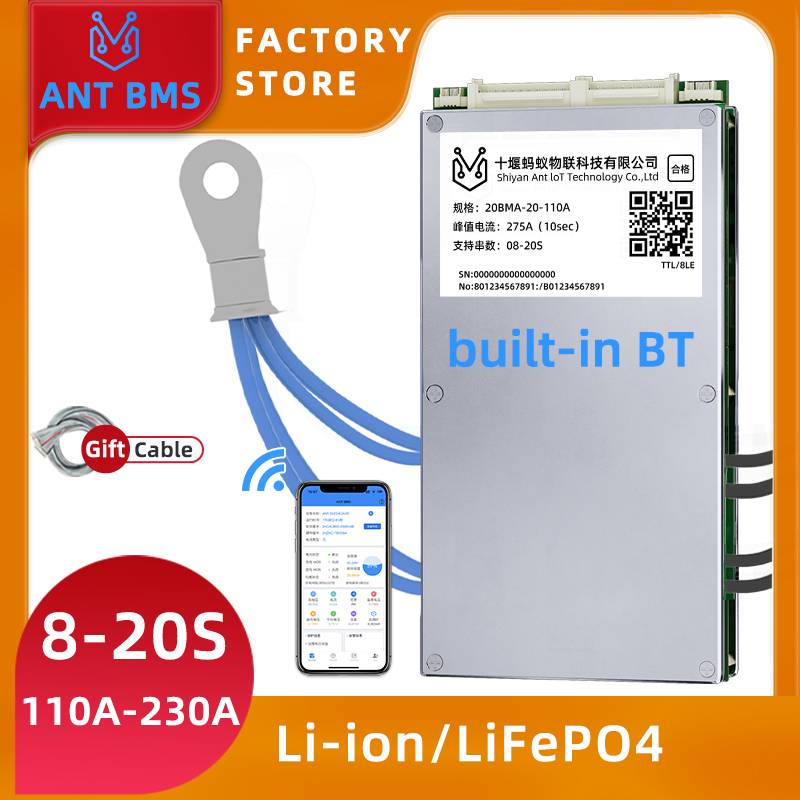 ANT Smart Balance BMS 8S-20S   - Smart Bms 24S 200A Bluetooth Lifepo4 评论和价格